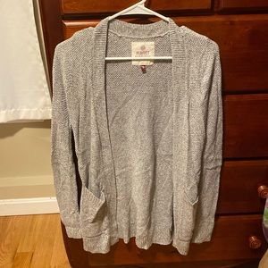 Light gray cardigan